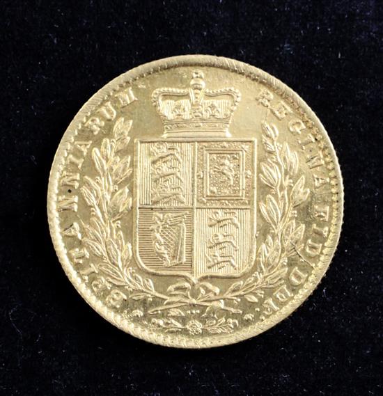 A Victoria gold sovereign, 1881,